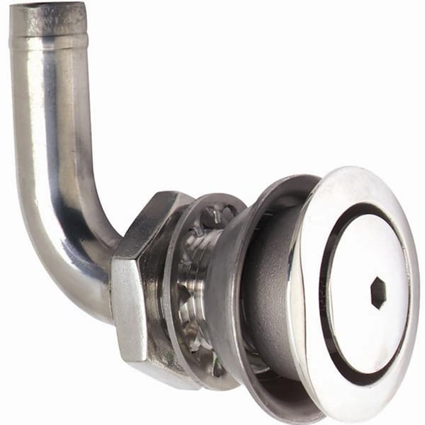 Attwood Attwood 316 Stainless Steel Alloy Flush Mount Fuel Vent - 90° Vent 66032-3 - main